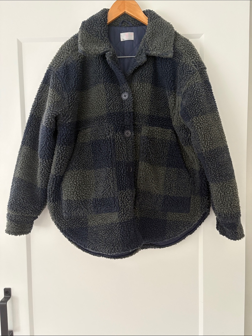 Women's Plush Sherpa Button-Front Jacket by Ardene x KGMTL